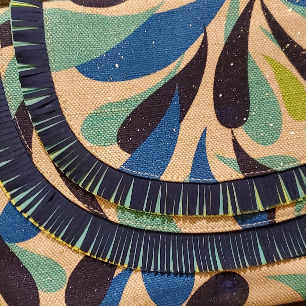 Vera Bradley Summer School Fringe RFID Wristlet - Picture 9 of 15